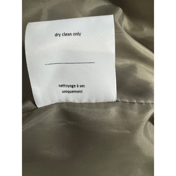 OAK + FORT Oversized Utility Coat Khaki, Minimalist Modern Size Small Oversized - Picture 9 of 9